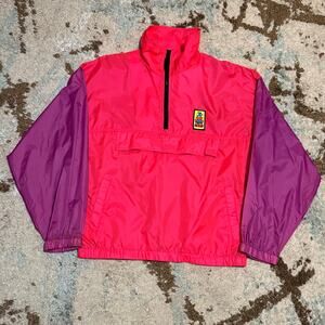 Vintage OP Ocean Pacific Mens Nylon Windbreaker Xtreme Air 90s Retro Large